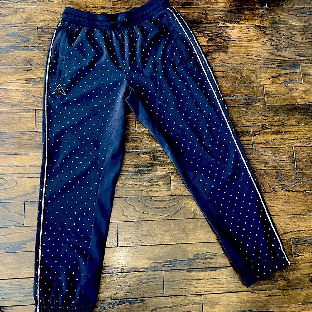 Pharrell Williams x Adidas reflective black track pants - size M